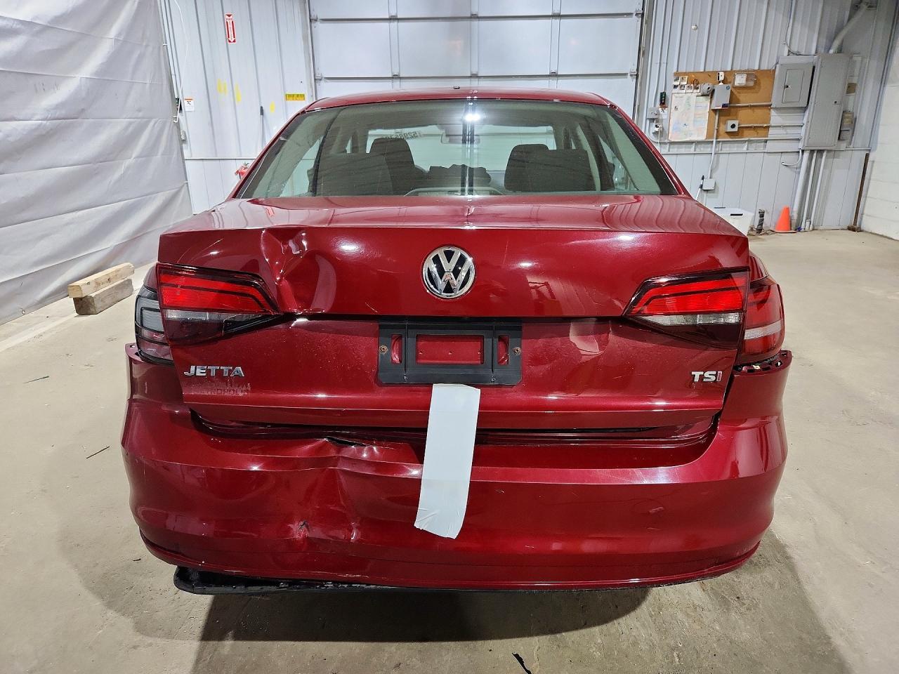 2017 Volkswagen Jetta S Burgundy vin: 3VW2B7AJ0HM389750