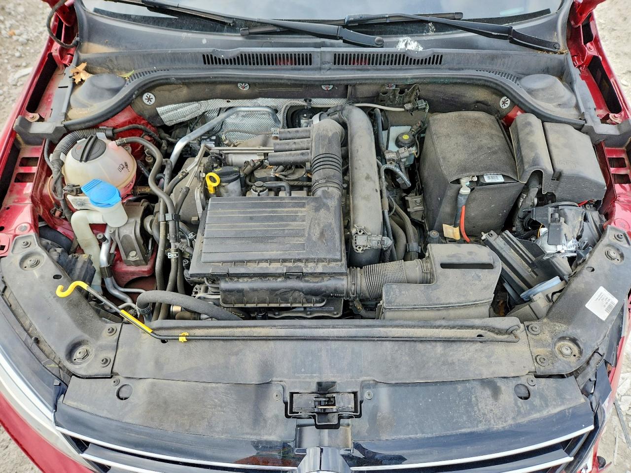 2017 Volkswagen Jetta S Красный vin: 3VW2B7AJ1HM284232