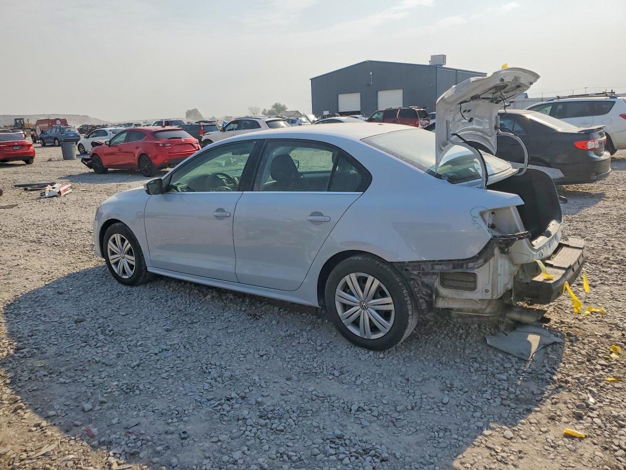 2017 Volkswagen Jetta S White vin: 3VW2B7AJ2HM264488