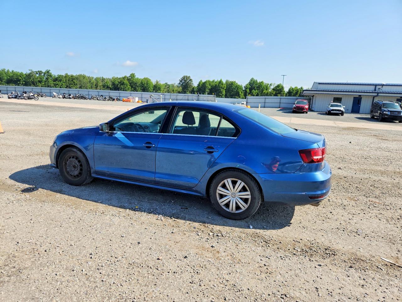 2017 Volkswagen Jetta S Blue vin: 3VW2B7AJ2HM345636