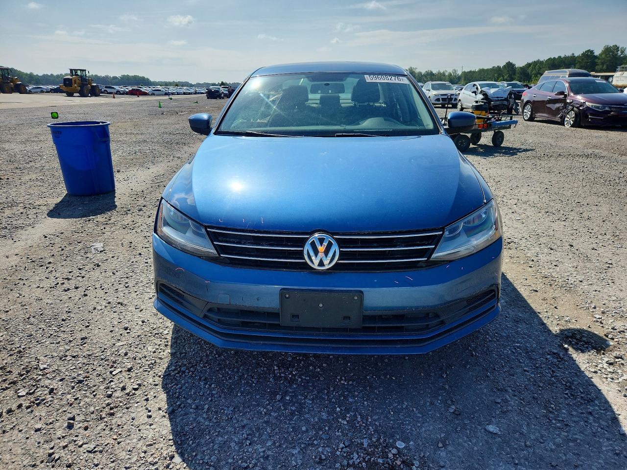 2017 Volkswagen Jetta S Blue vin: 3VW2B7AJ2HM345636