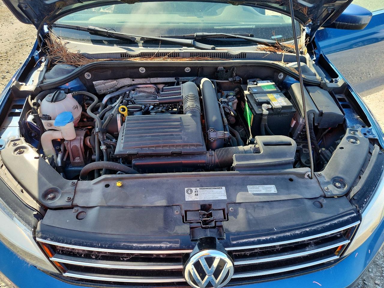 2017 Volkswagen Jetta S Blue vin: 3VW2B7AJ2HM345636