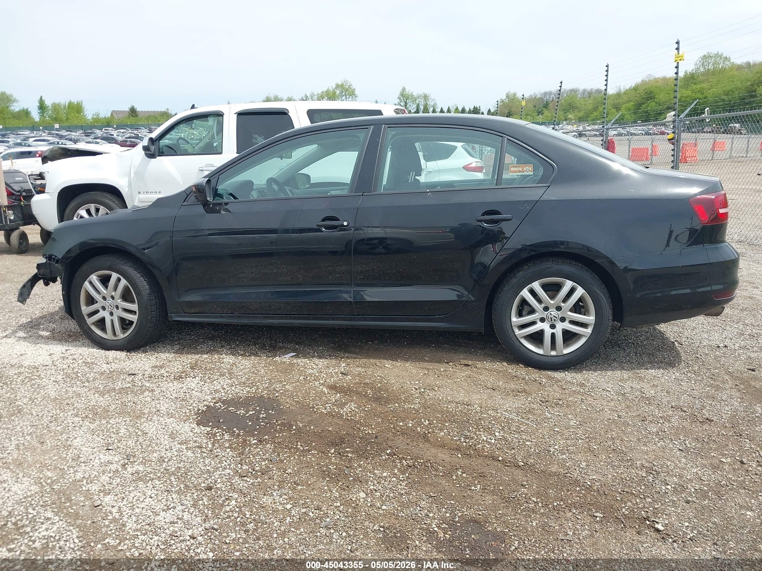 2018 Volkswagen Jetta 1.4t S Черный vin: 3VW2B7AJ2JM261368