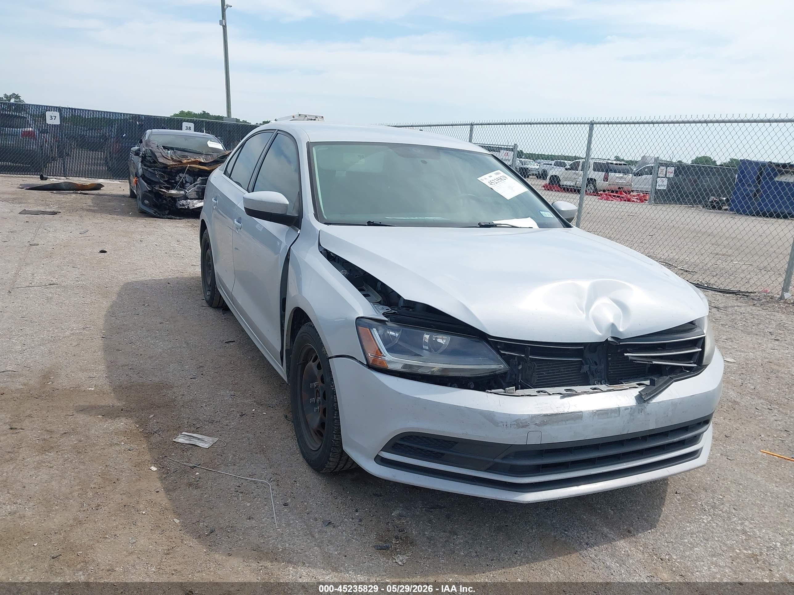 2017 Volkswagen Jetta 1.4t S Light Blue vin: 3VW2B7AJ4HM335819