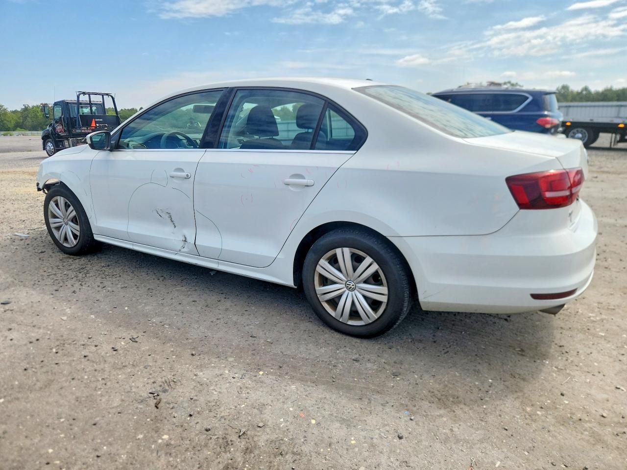 2017 Volkswagen Jetta S White vin: 3VW2B7AJ5HM227547