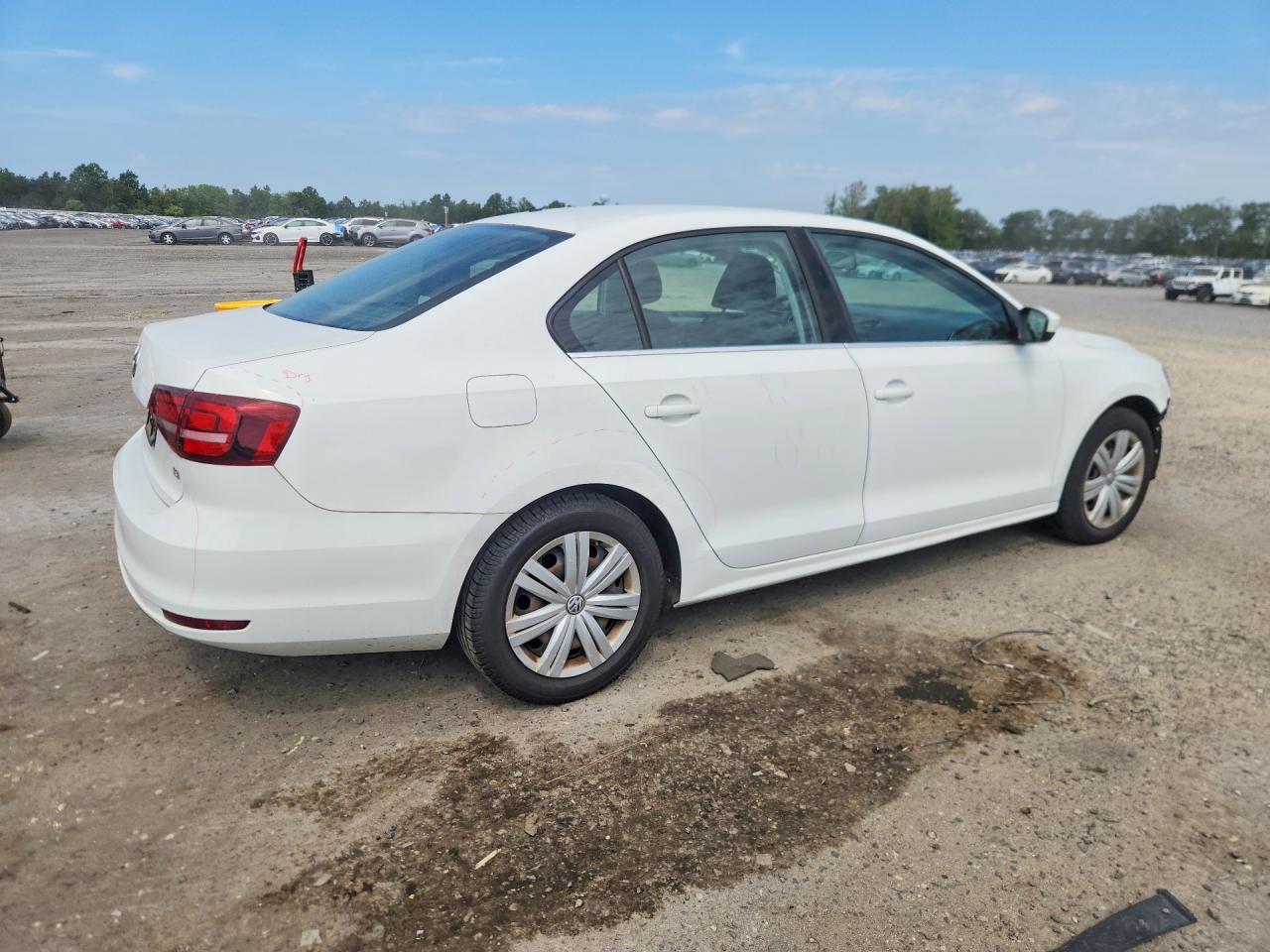 2017 Volkswagen Jetta S White vin: 3VW2B7AJ5HM227547