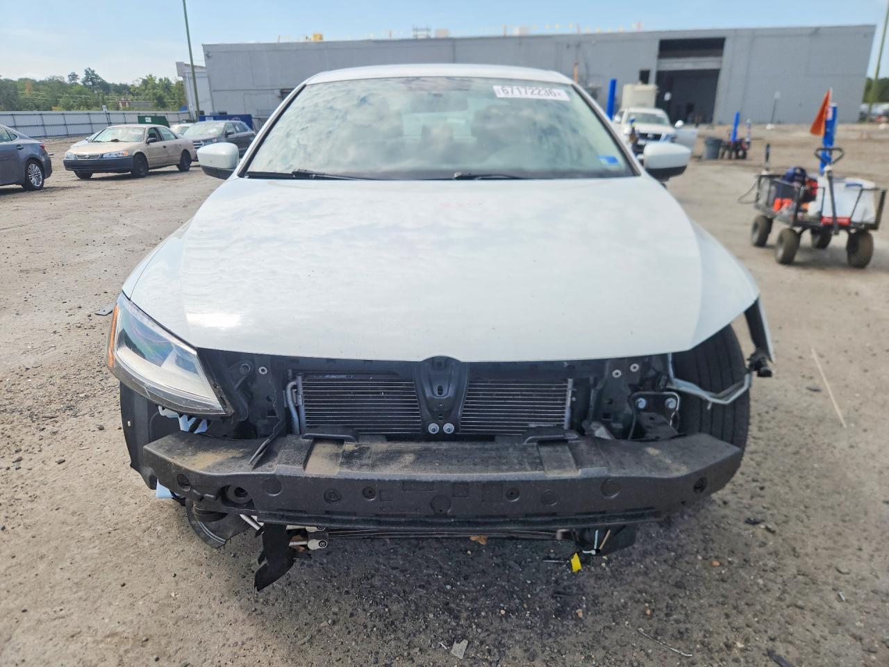2017 Volkswagen Jetta S White vin: 3VW2B7AJ5HM227547