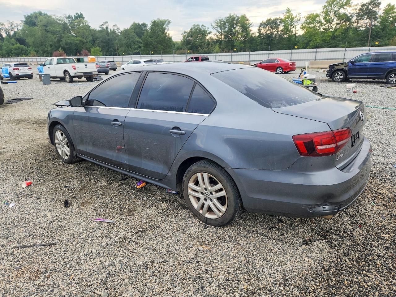 2017 Volkswagen Jetta S Gray vin: 3VW2B7AJ5HM269510