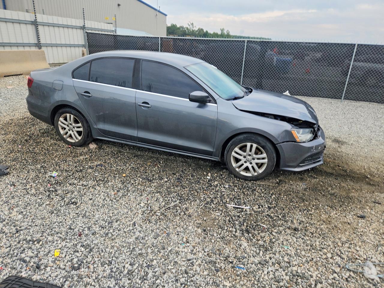 2017 Volkswagen Jetta S Gray vin: 3VW2B7AJ5HM269510