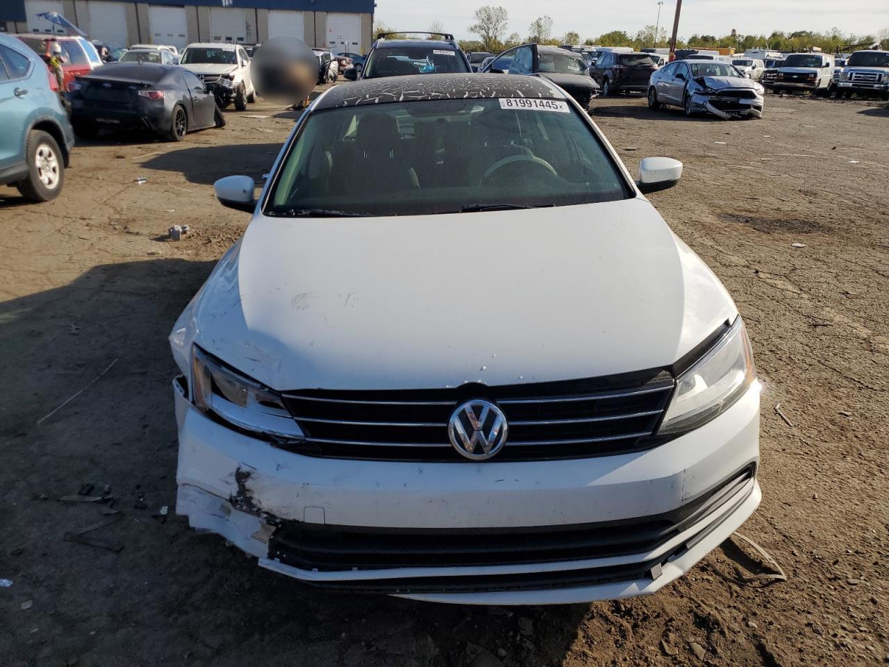 2017 Volkswagen Jetta S White vin: 3VW2B7AJ5HM341094