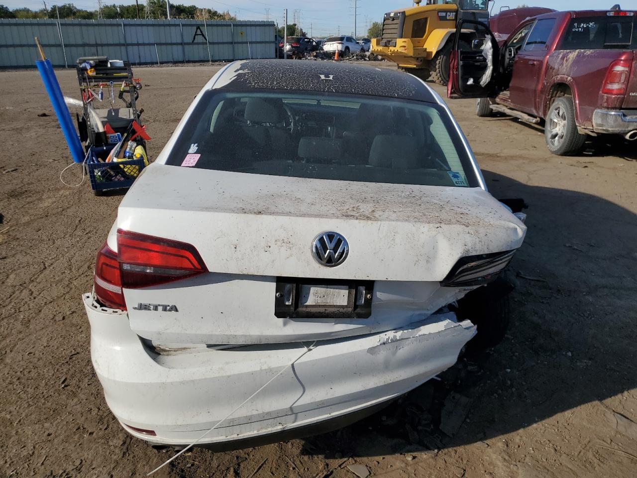 2017 Volkswagen Jetta S White vin: 3VW2B7AJ5HM341094