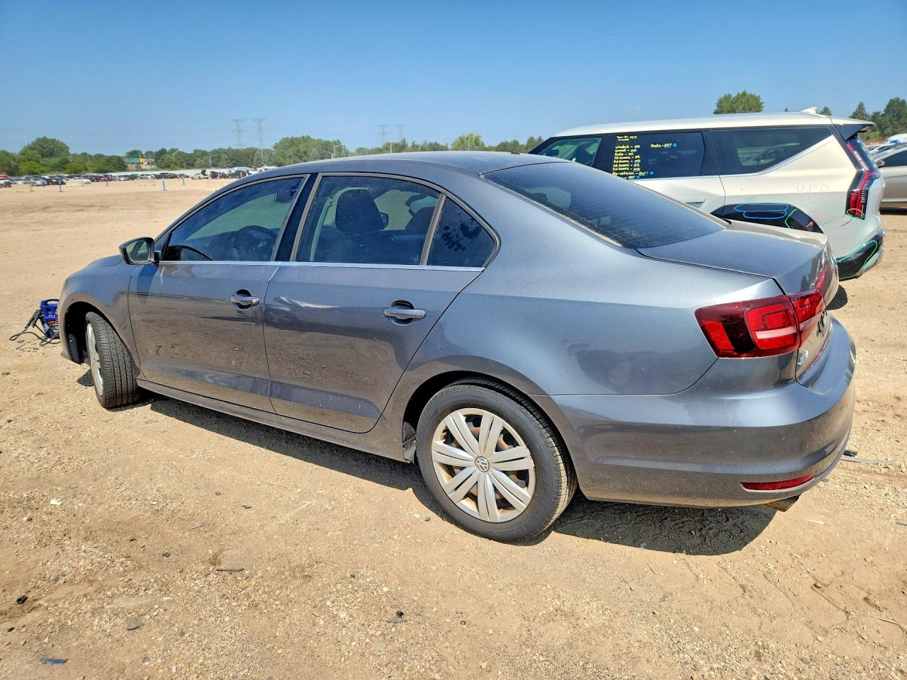 2017 Volkswagen Jetta S Gray vin: 3VW2B7AJ6HM228612