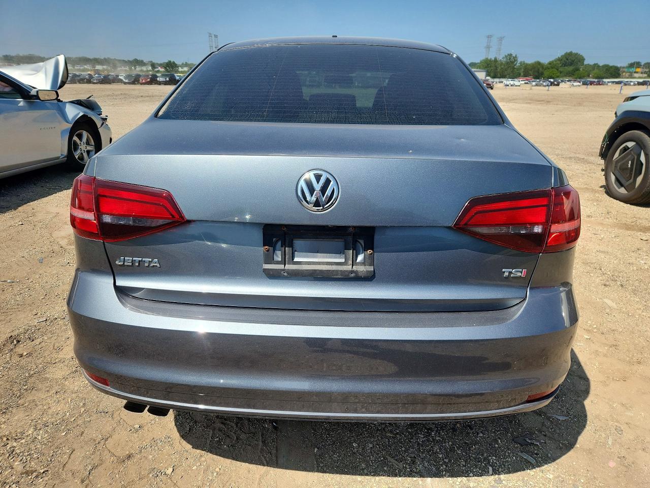 2017 Volkswagen Jetta S Gray vin: 3VW2B7AJ6HM228612