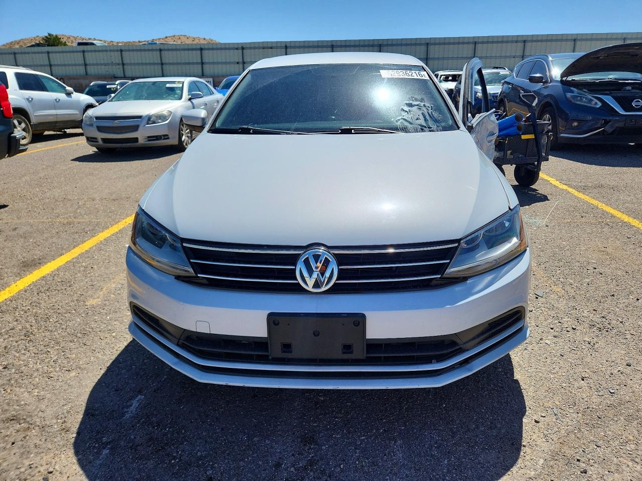 2017 Volkswagen Jetta S White vin: 3VW2B7AJ6HM407149