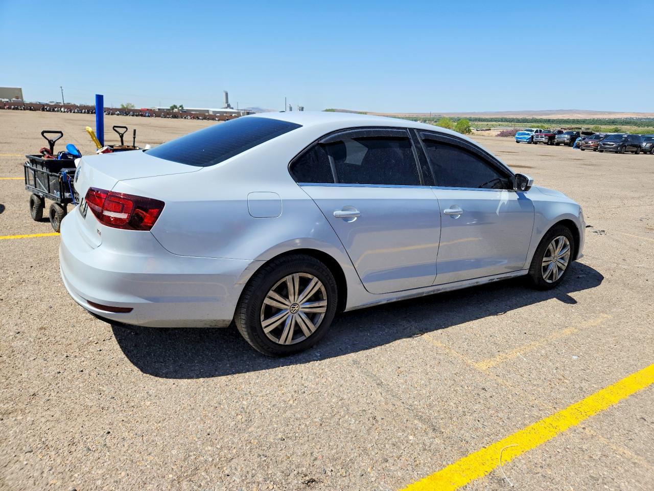 2017 Volkswagen Jetta S White vin: 3VW2B7AJ6HM407149