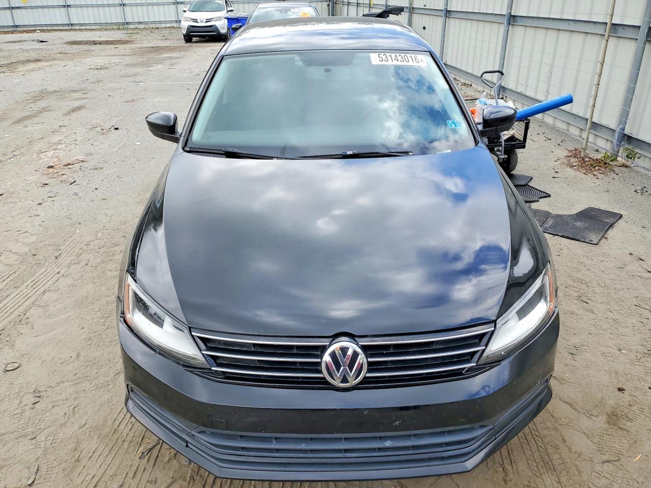 2017 Volkswagen Jetta S Black vin: 3VW2B7AJ7HM377241