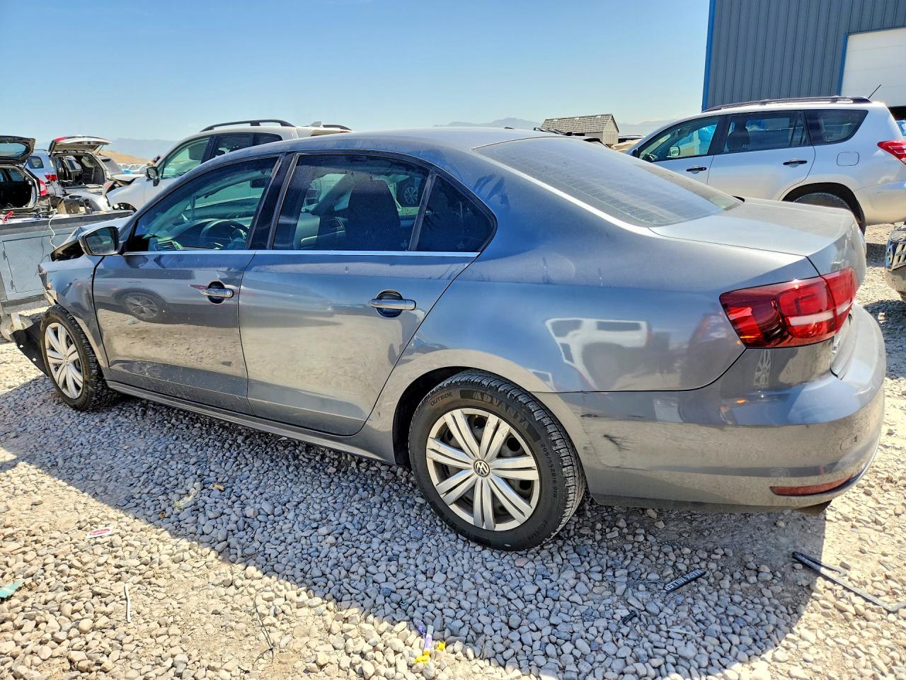 2017 Volkswagen Jetta S Gray vin: 3VW2B7AJ8HM216378