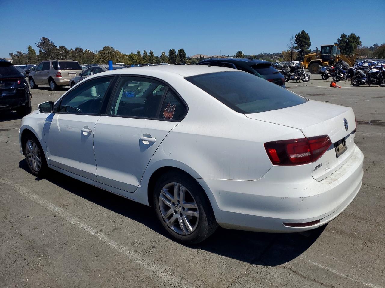 2018 Volkswagen Jetta S White vin: 3VW2B7AJ8JM237950