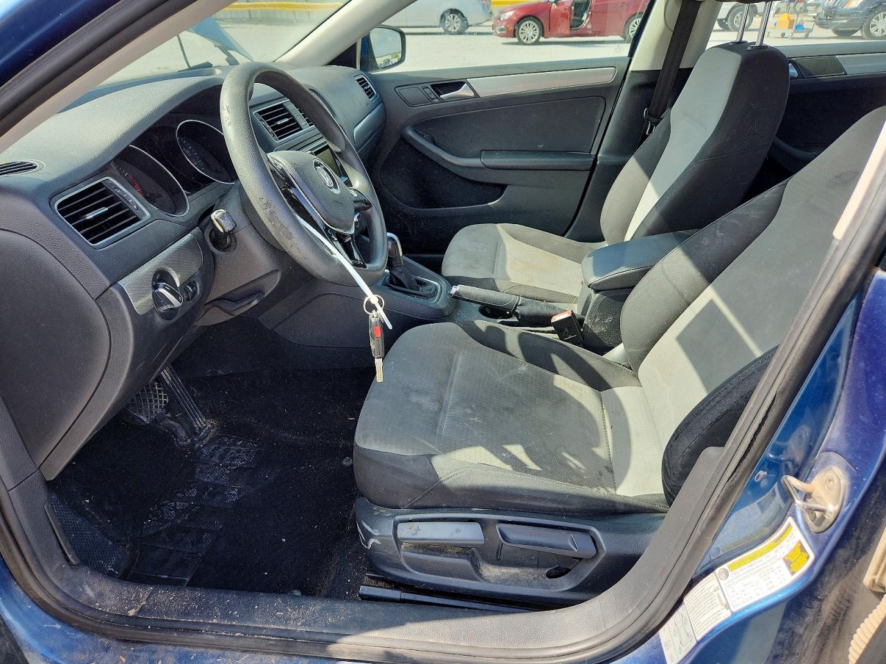 2017 Volkswagen Jetta S Blue vin: 3VW2B7AJ9HM303948