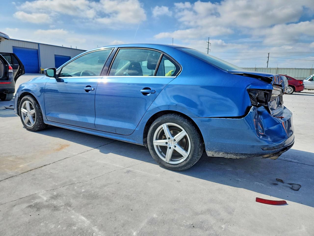 2017 Volkswagen Jetta S Blue vin: 3VW2B7AJ9HM303948