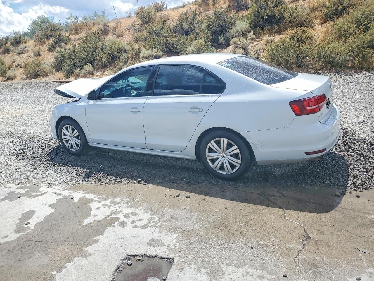 2017 Volkswagen Jetta S Gray vin: 3VW2B7AJ9HM414919