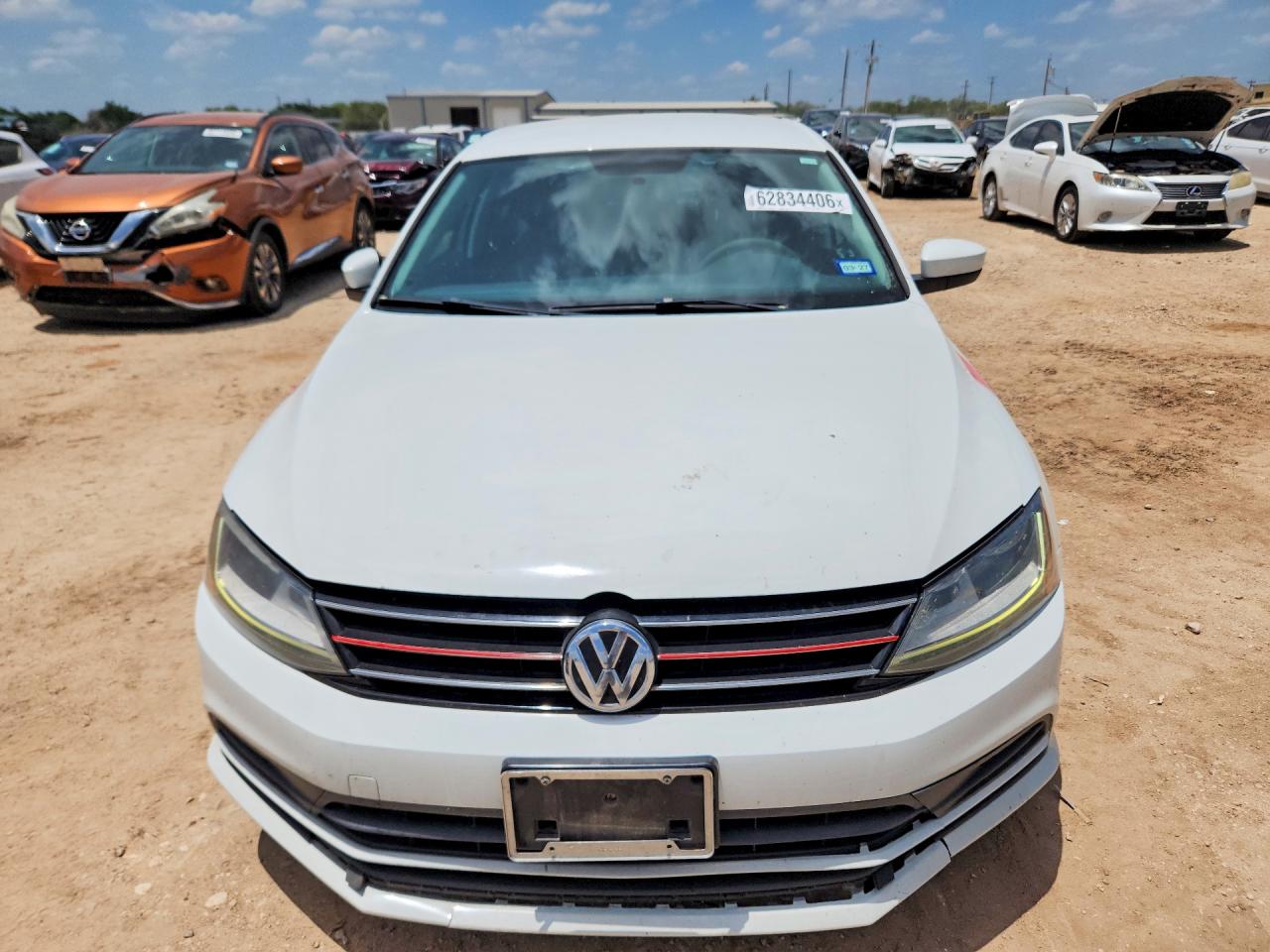 2017 Volkswagen Jetta S White vin: 3VW2B7AJXHM311203