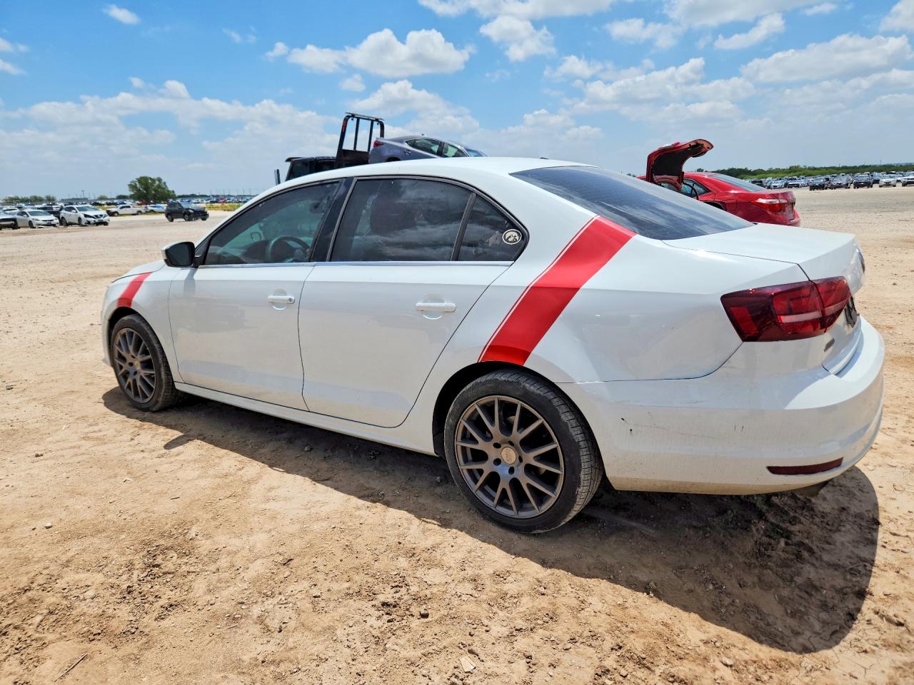 2017 Volkswagen Jetta S White vin: 3VW2B7AJXHM311203