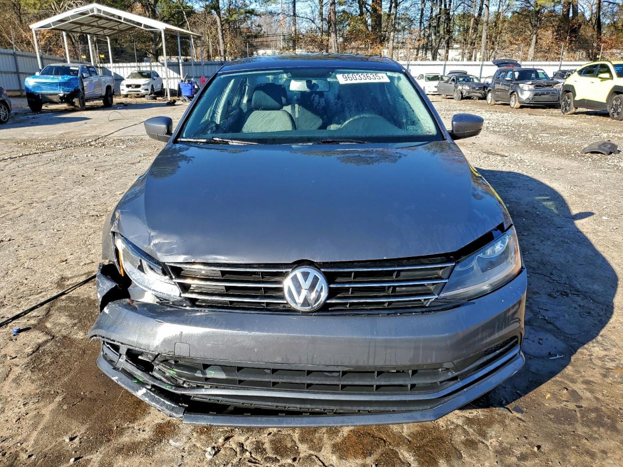 2017 Volkswagen Jetta S Gray vin: 3VW2B7AJXHM341818