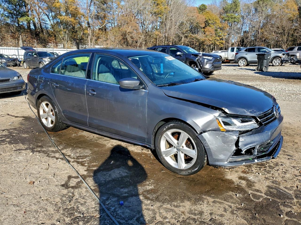 2017 Volkswagen Jetta S Gray vin: 3VW2B7AJXHM341818