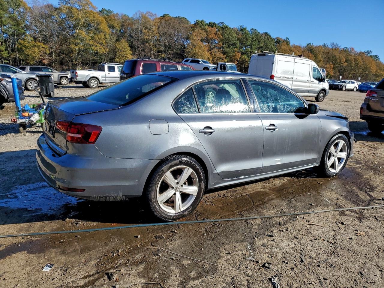 2017 Volkswagen Jetta S Gray vin: 3VW2B7AJXHM341818