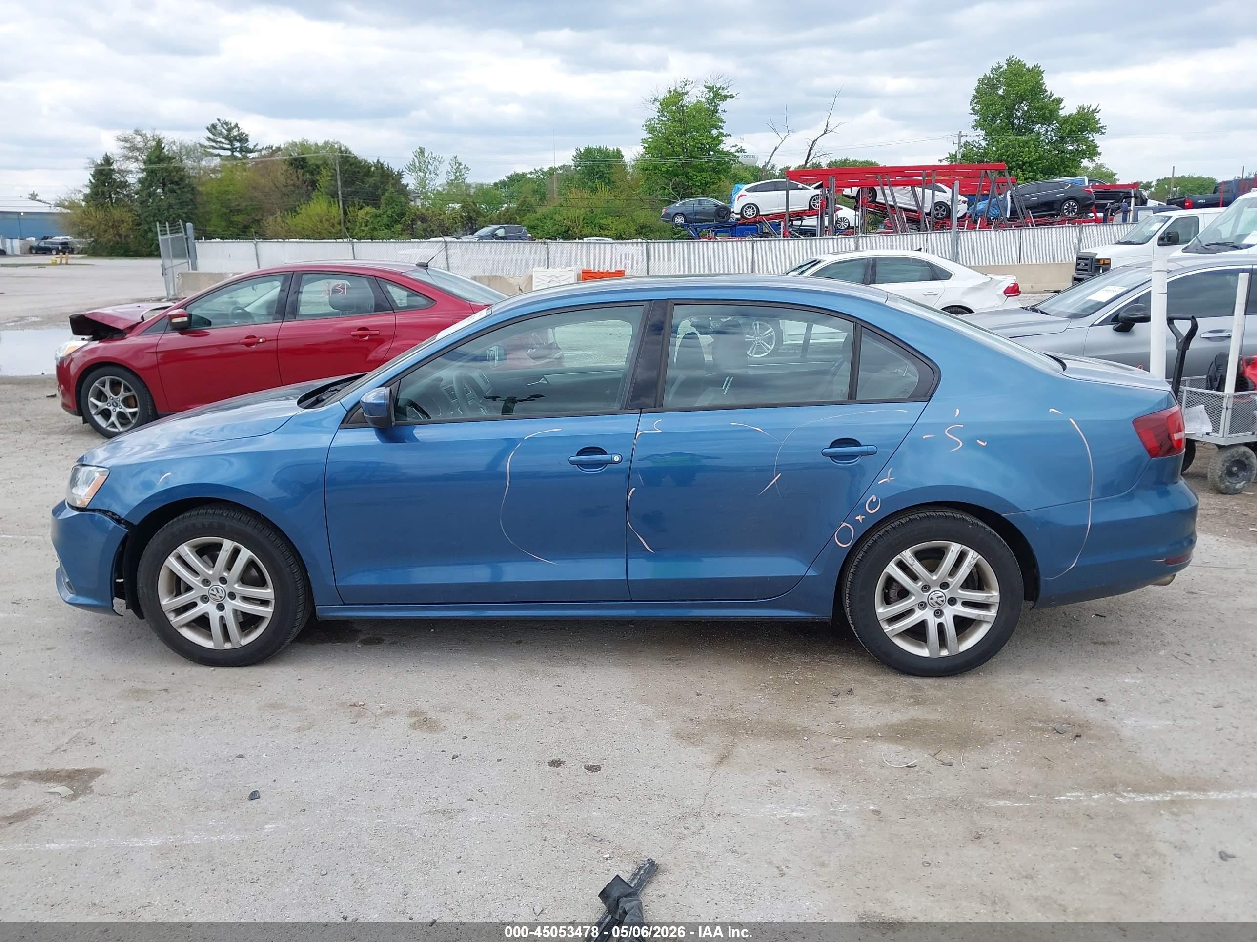 2018 Volkswagen Jetta 1.4t S Blue vin: 3VW2B7AJXJM261828