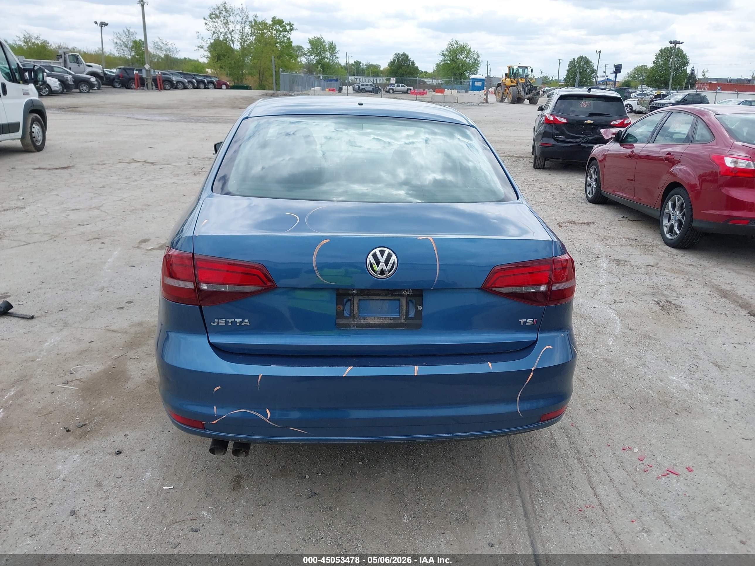2018 Volkswagen Jetta 1.4t S Blue vin: 3VW2B7AJXJM261828