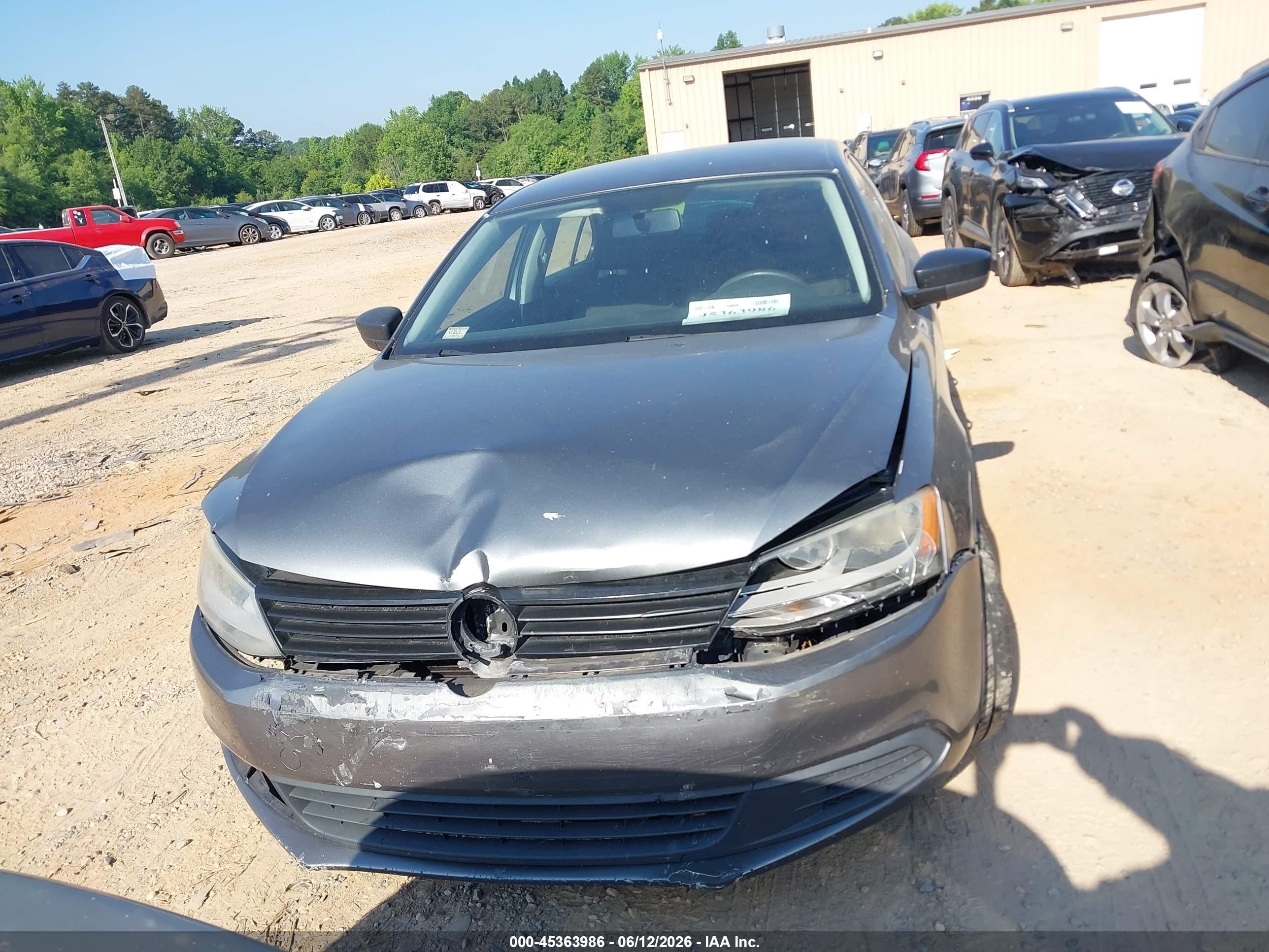2011 Volkswagen Jetta 2.0l S Gray vin: 3VW2K7AJ0BM010107
