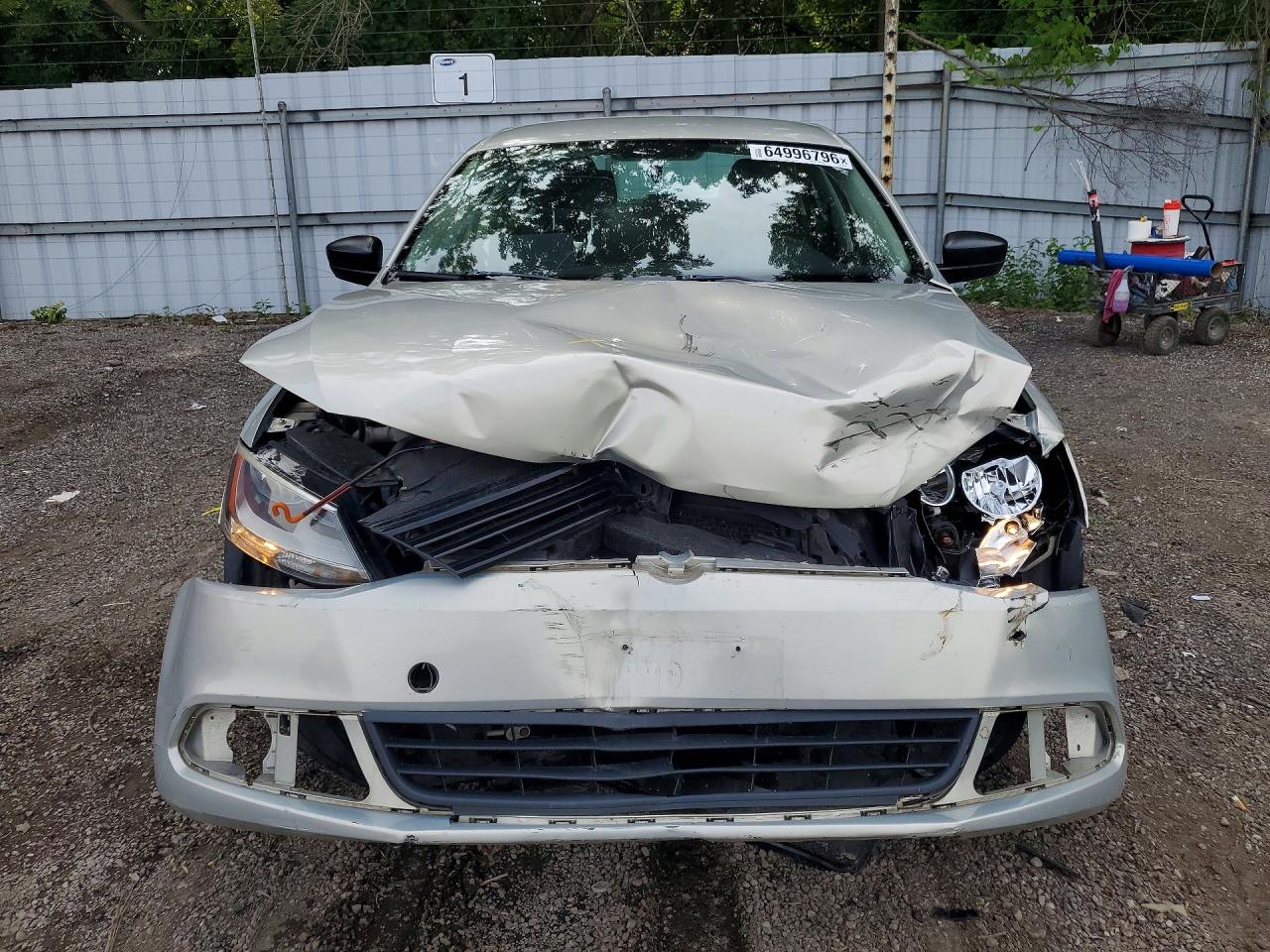 2011 Volkswagen Jetta Base Серебряный vin: 3VW2K7AJ0BM063793