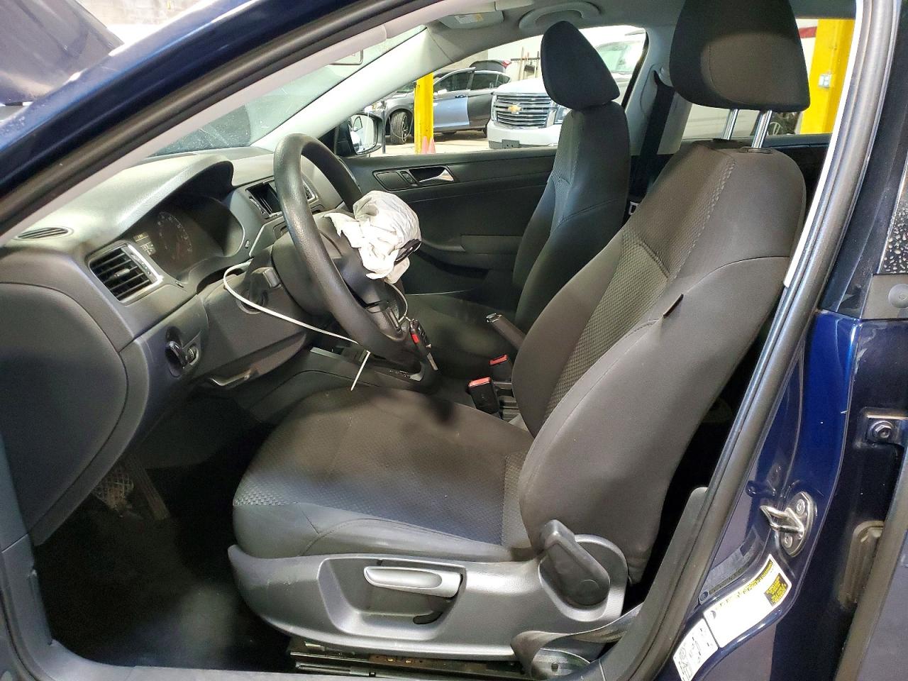 2012 Volkswagen Jetta Base Blue vin: 3VW2K7AJ0CM318959
