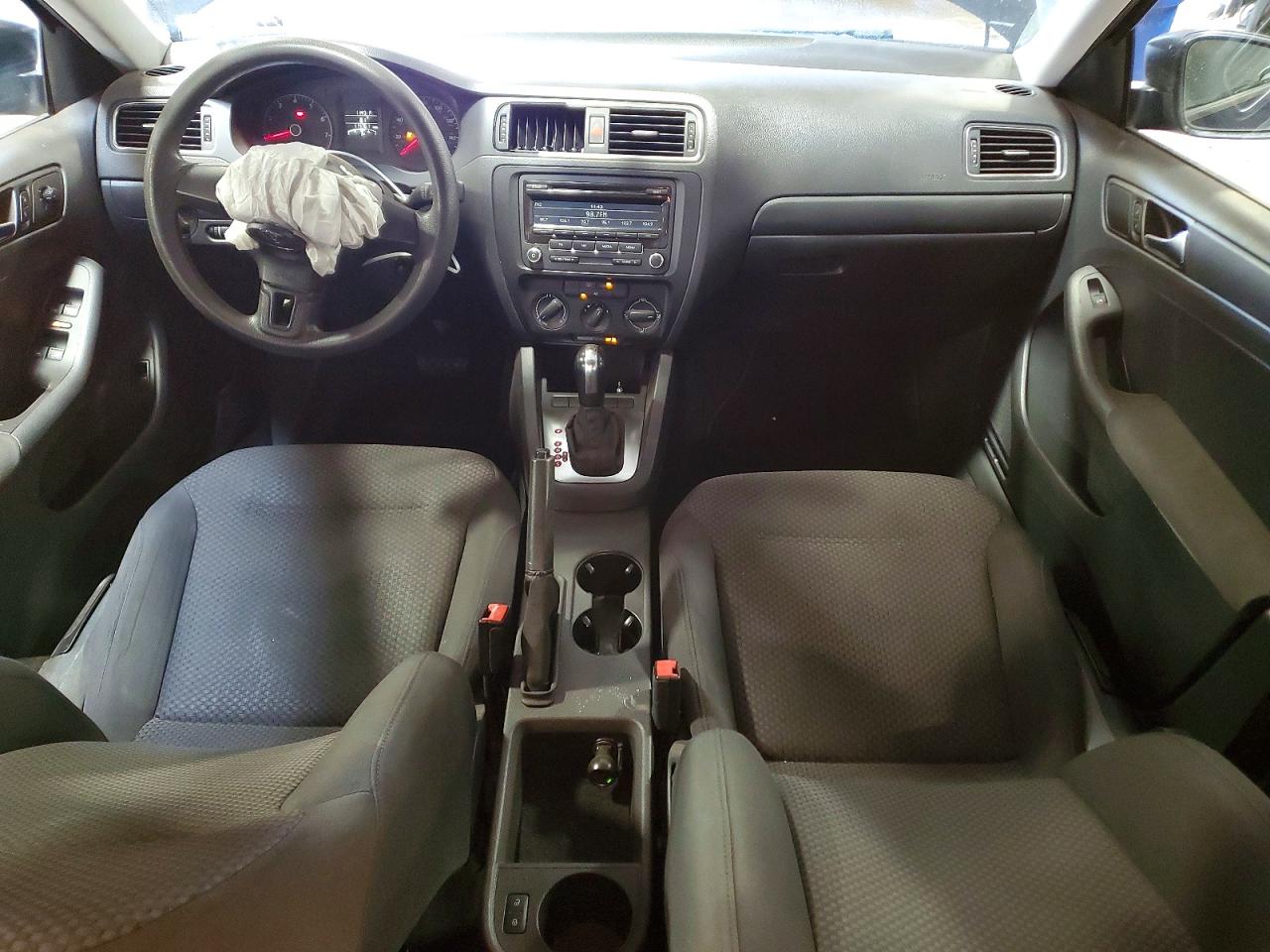 2012 Volkswagen Jetta Base Blue vin: 3VW2K7AJ0CM318959