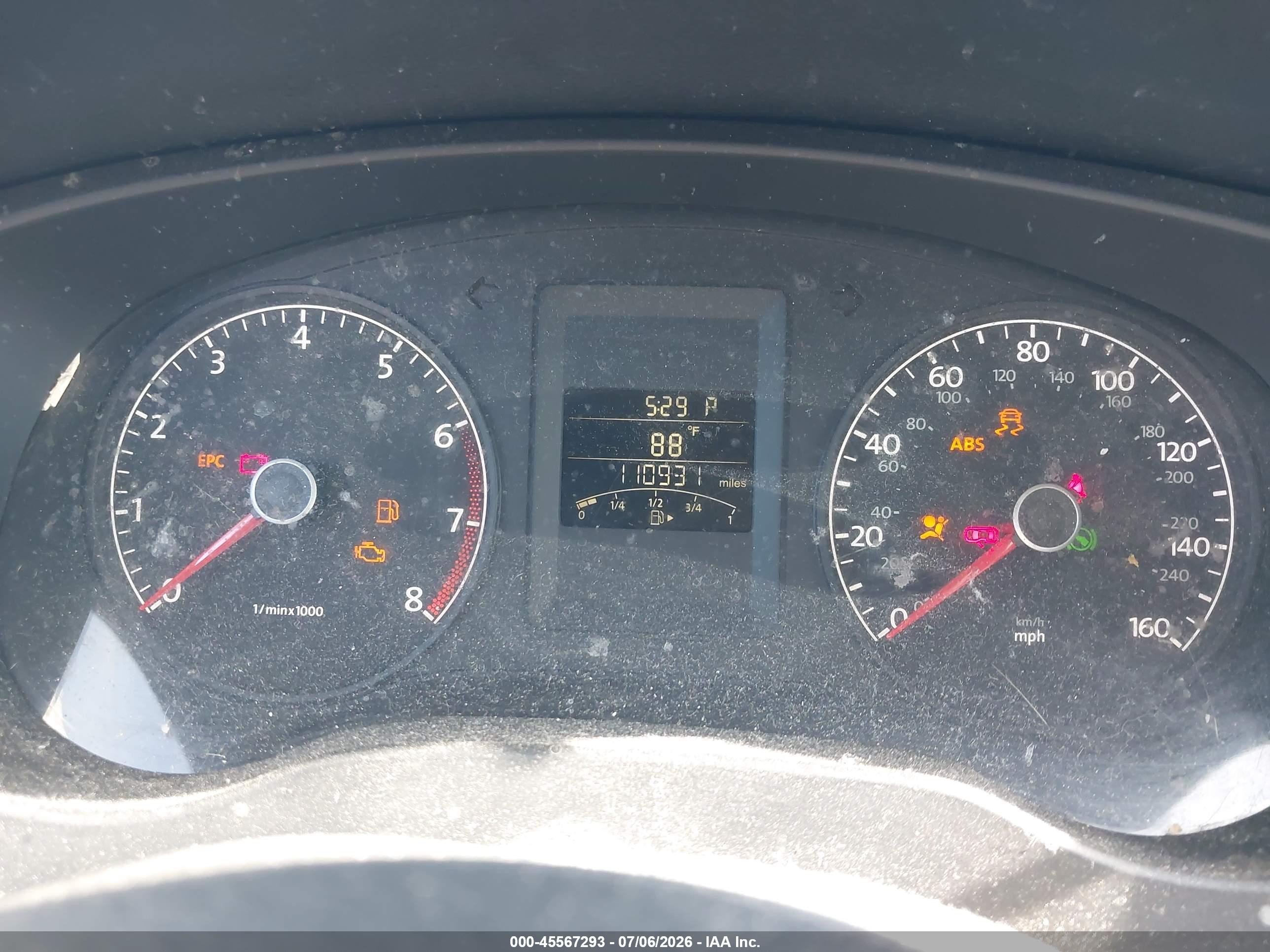 2012 Volkswagen Jetta 2.0l S Gray vin: 3VW2K7AJ0CM347944