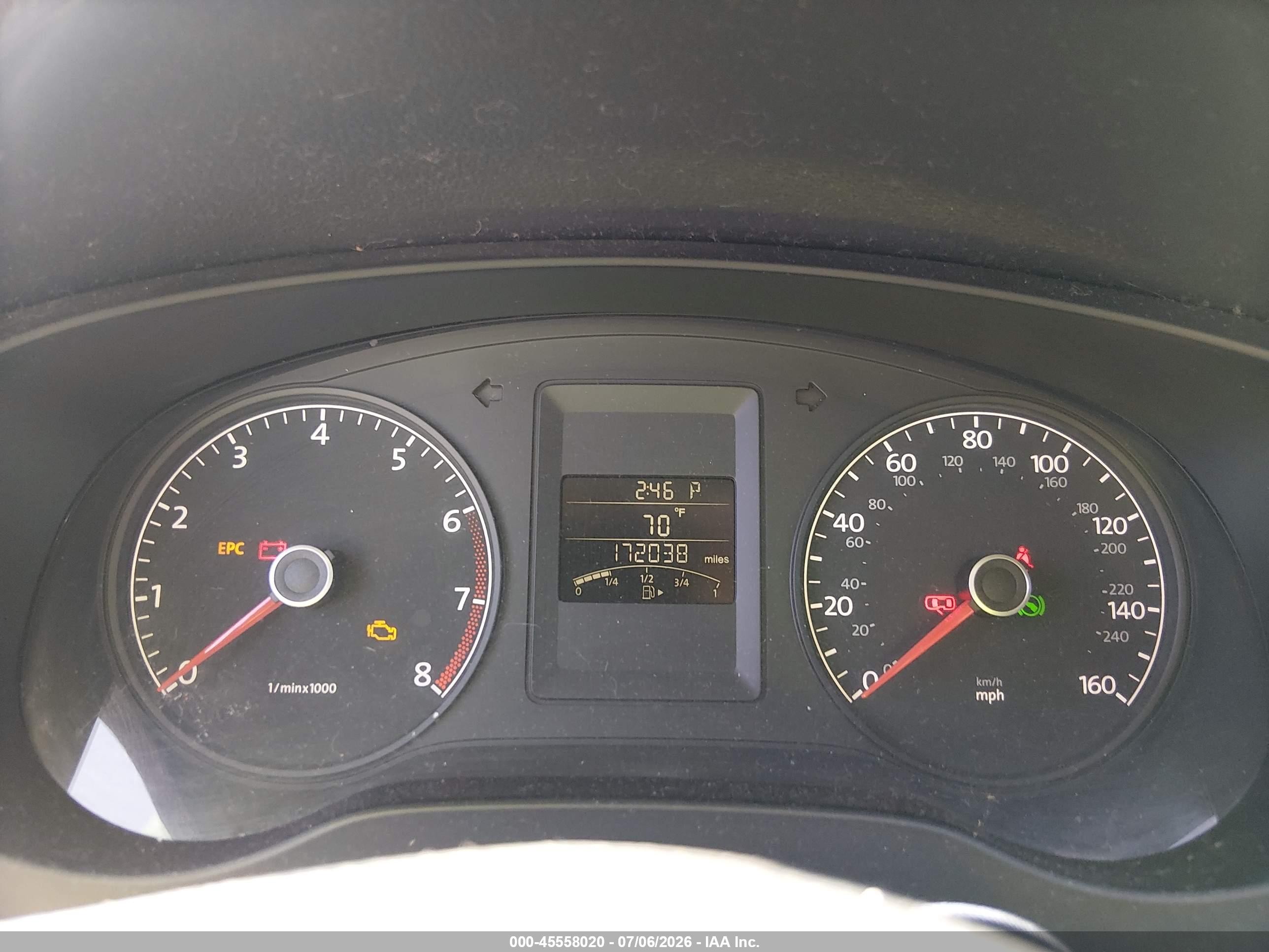 2012 Volkswagen Jetta 2.0l S Gray vin: 3VW2K7AJ0CM395234