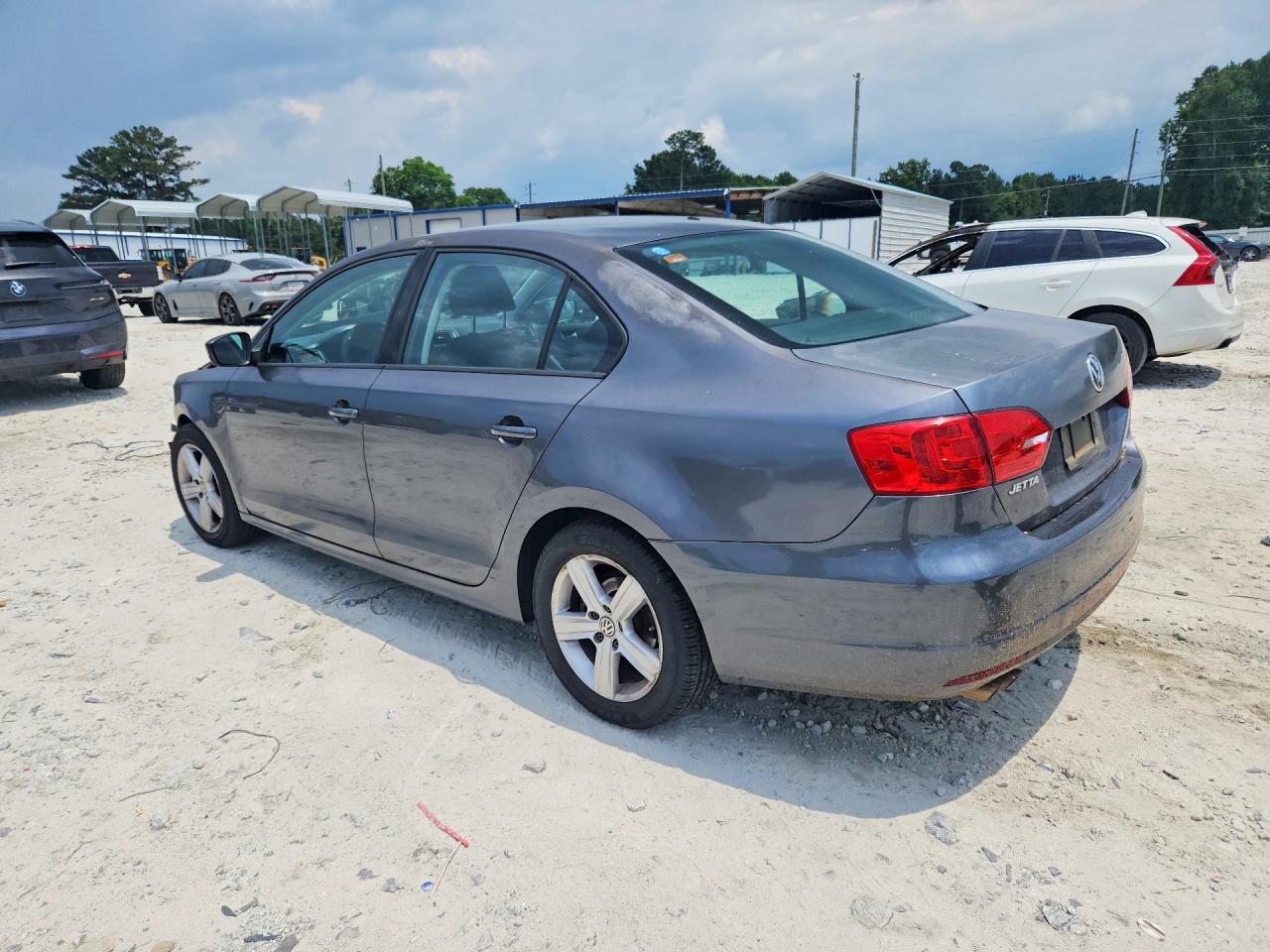2013 Volkswagen Jetta S Silver vin: 3VW2K7AJ0DM352658