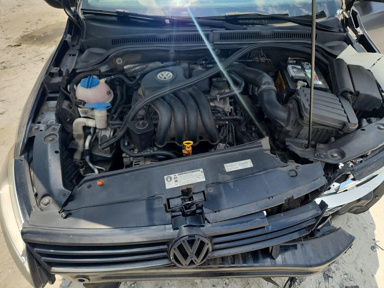 2013 Volkswagen Jetta S Silver vin: 3VW2K7AJ0DM352658