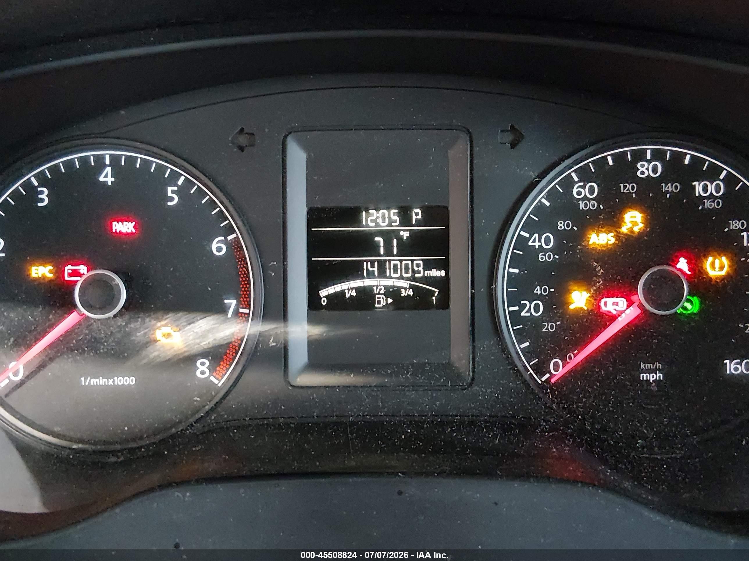 2013 Volkswagen Jetta 2.0l S Gray vin: 3VW2K7AJ0DM367144