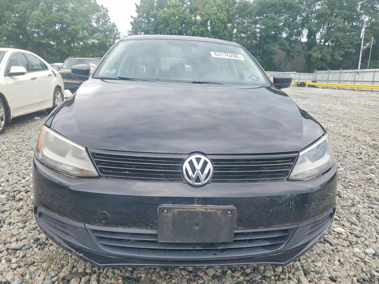 2013 Volkswagen Jetta Base Black vin: 3VW2K7AJ0DM368911