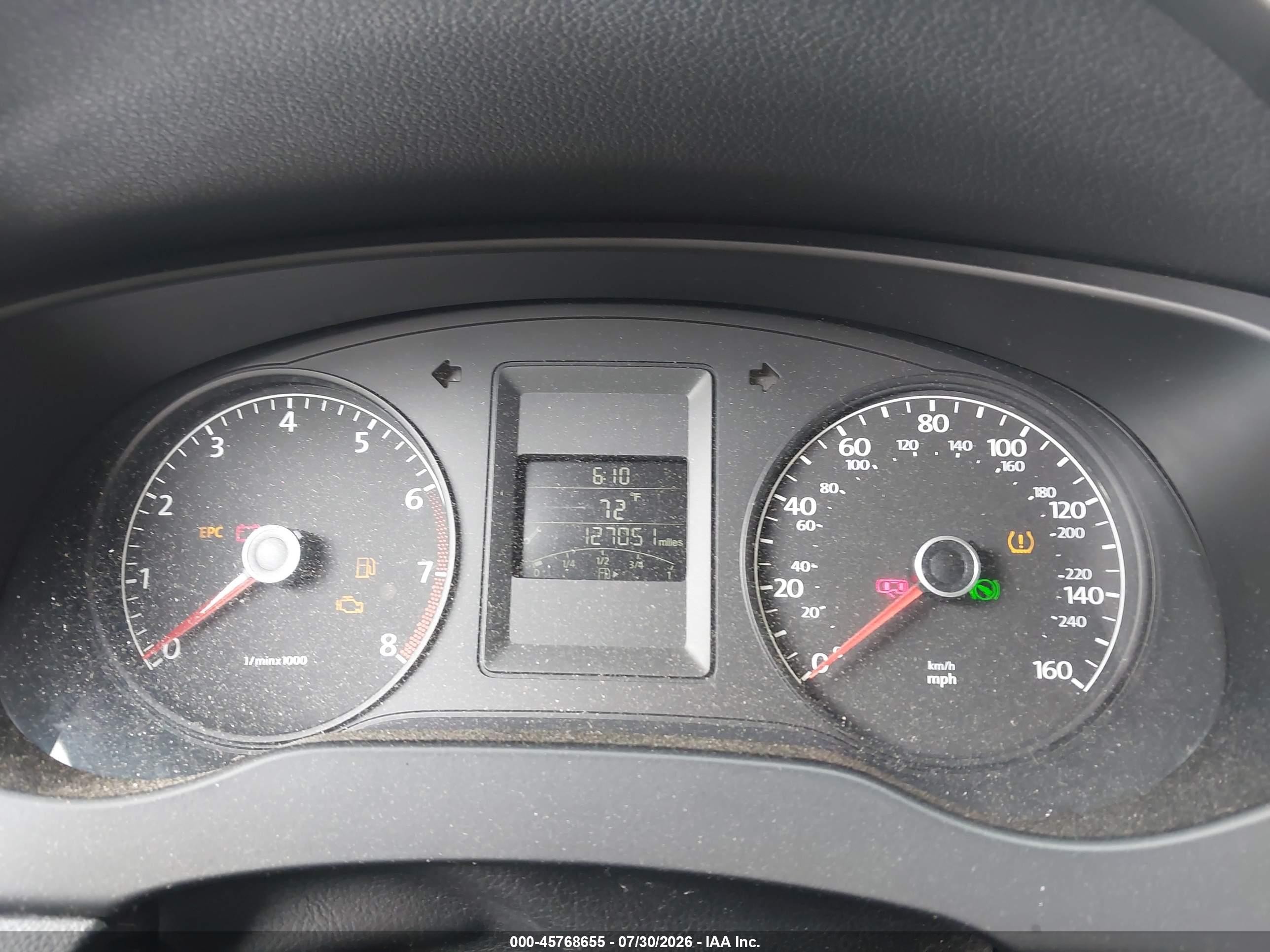 2013 Volkswagen Jetta 2.0l S Белый vin: 3VW2K7AJ0DM372893