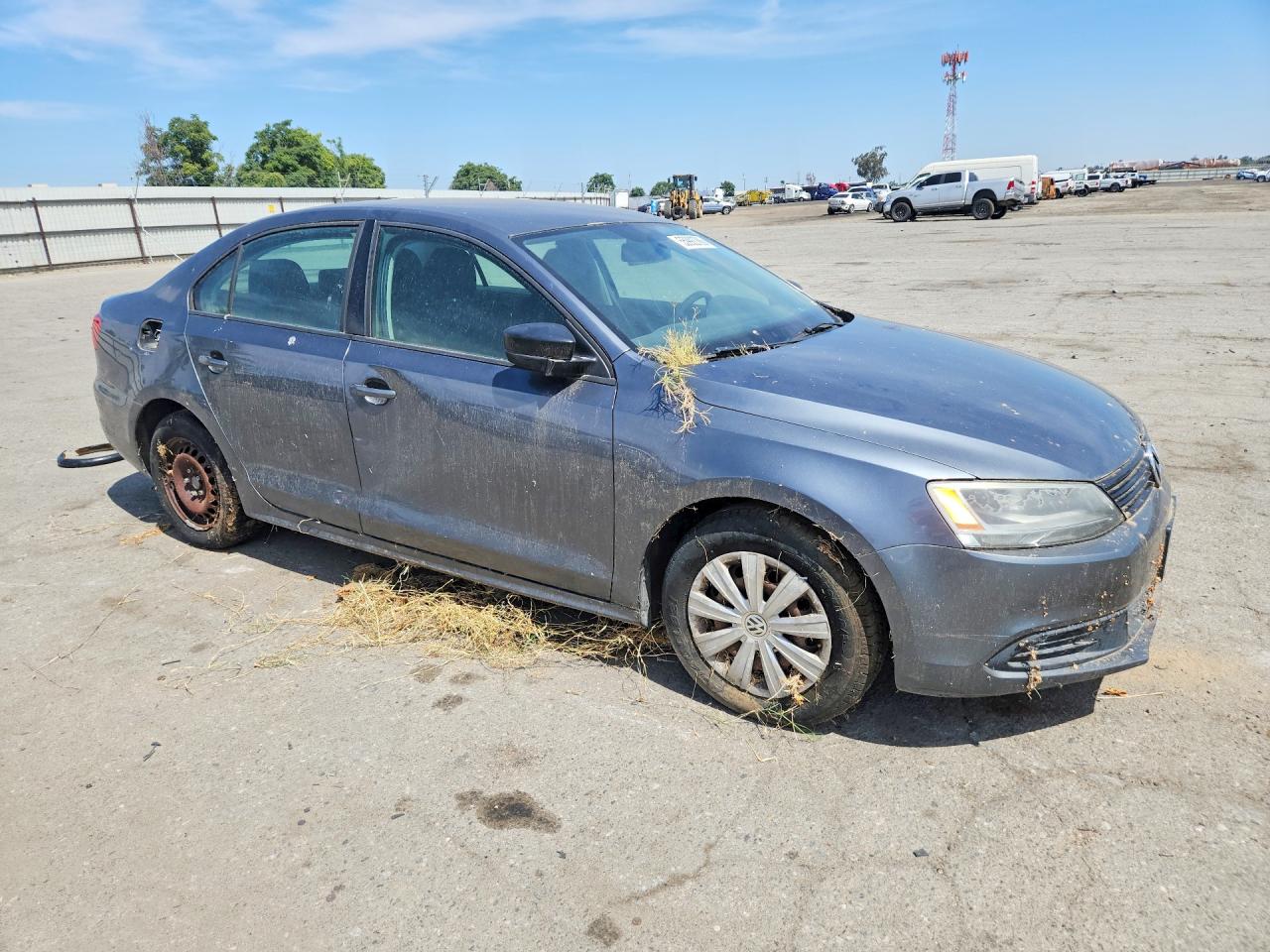 2013 Volkswagen Jetta Base Silver vin: 3VW2K7AJ0DM400952