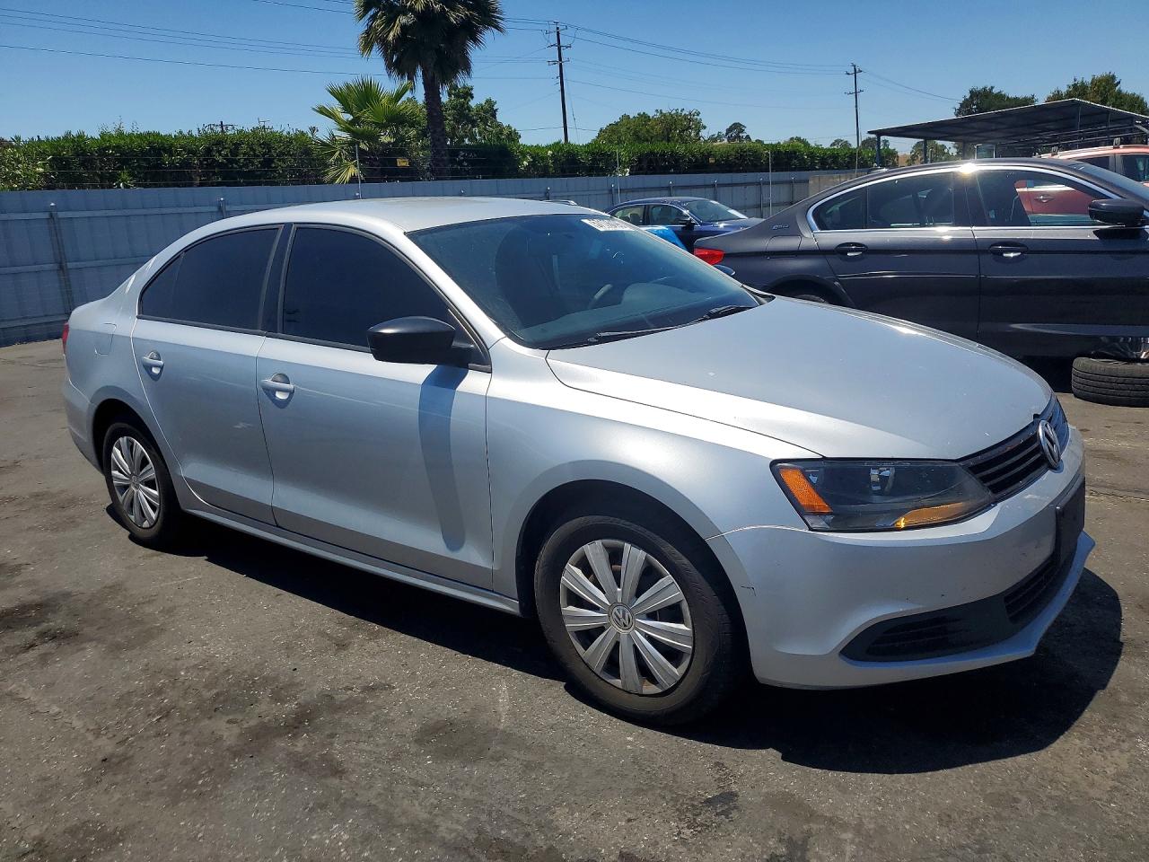 2013 Volkswagen Jetta Base Silver vin: 3VW2K7AJ0DM401681