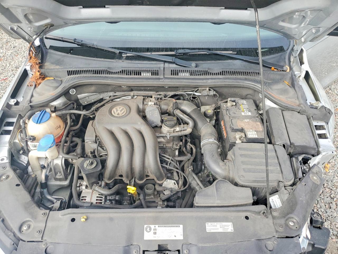 2014 Volkswagen Jetta Base Silver vin: 3VW2K7AJ0EM254716