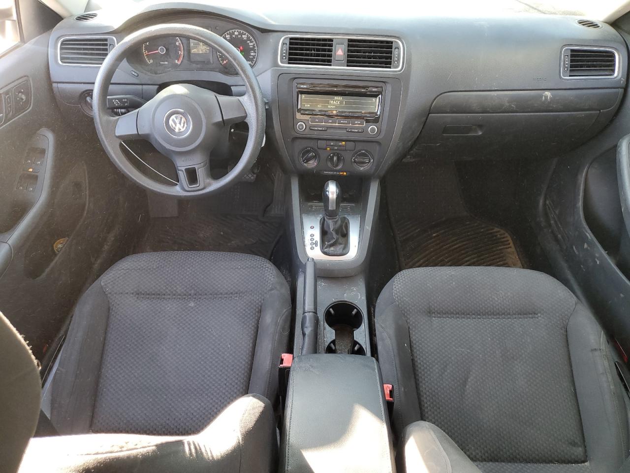 2014 Volkswagen Jetta Base Silver vin: 3VW2K7AJ0EM310721