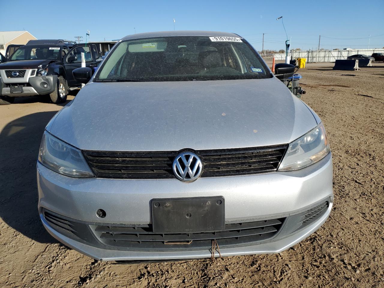 2014 Volkswagen Jetta Base Silver vin: 3VW2K7AJ0EM310721