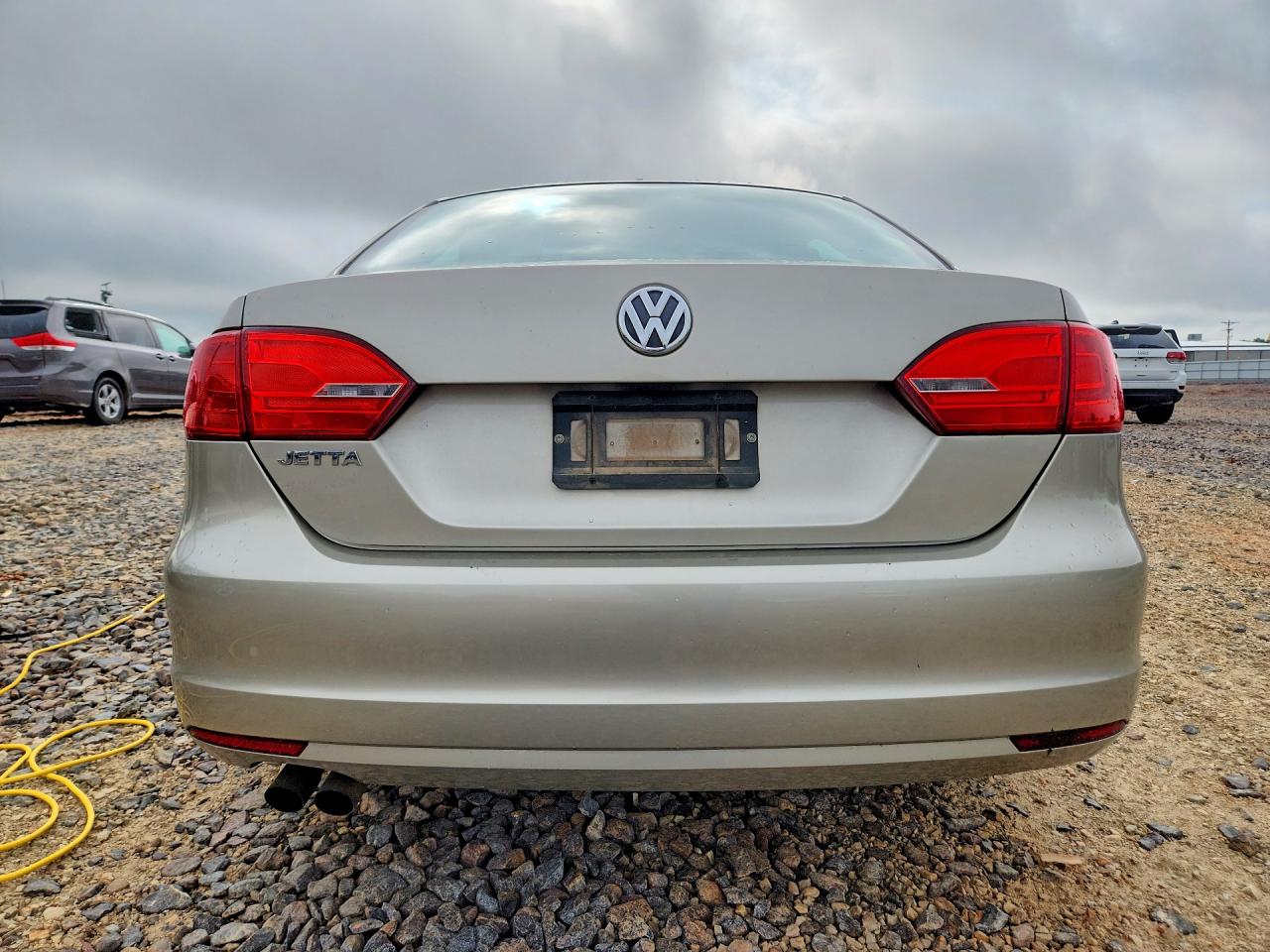 2014 Volkswagen Jetta Base Tan vin: 3VW2K7AJ0EM316695