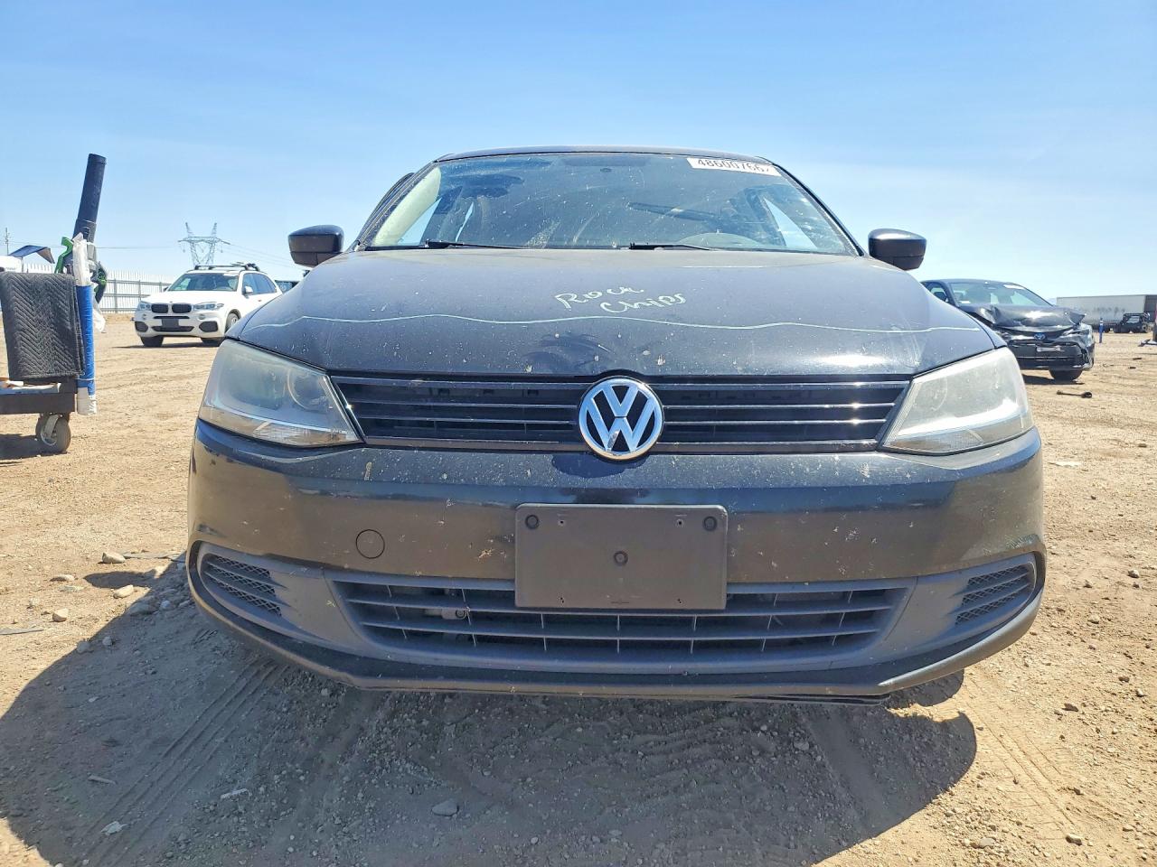 2014 Volkswagen Jetta Base Black vin: 3VW2K7AJ0EM331102